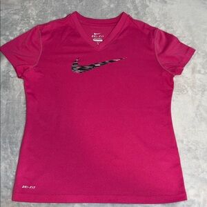 Nike Girl’s Fuchsia Dri-FIT Tee